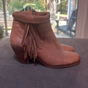 Sam Edelman - Leather boots with fringe